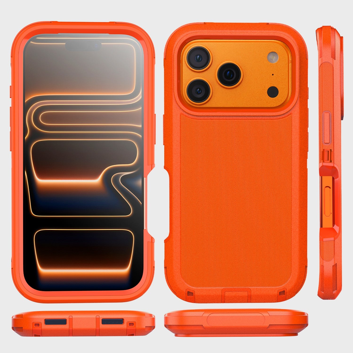 For Iphone 16 14 13 11 15 17 Pro Max 16E Case Rugged Shockproof Heavy Duty Cover
