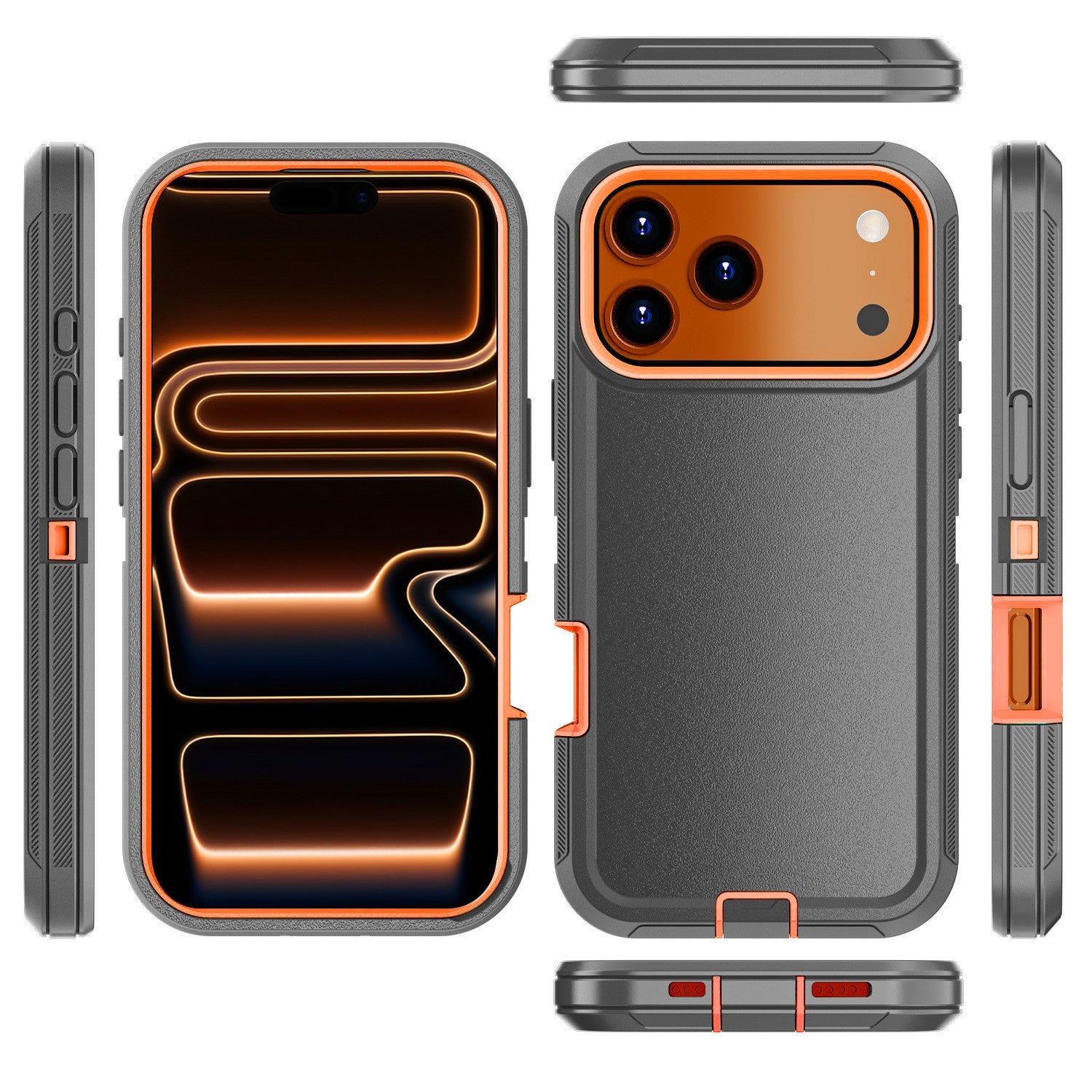 For Iphone 16 14 13 11 15 17 Pro Max 16E Case Rugged Shockproof Heavy Duty Cover