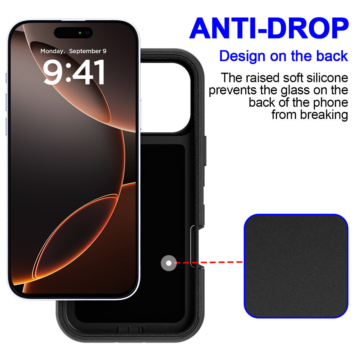For Iphone 16 14 13 11 15 17 Pro Max 16E Case Rugged Shockproof Heavy Duty Cover