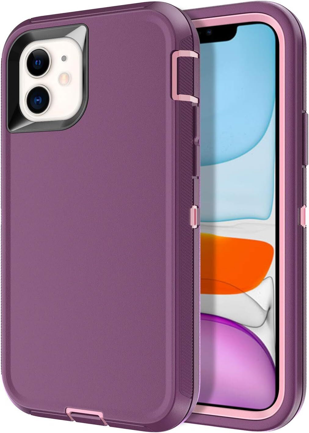 For Iphone 16 14 13 11 15 17 Pro Max 16E Case Rugged Shockproof Heavy Duty Cover
